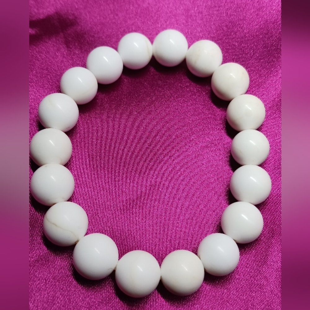 Natural Stone Bead Bracelet Round Chain Suitable for Most Men and Women